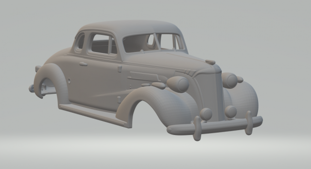 Chevrolet master deluxe coupe 37 3D-Druckmodell .c4d .max .obj .3ds .fbx .stl .blend 