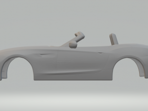 Z4 cabriolet 3Dプリントモデル