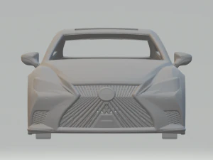 2022 Lexus LS500h Facelift 3D Print Model
