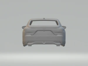 2022 Lexus LS500h Facelift 3D Print Model