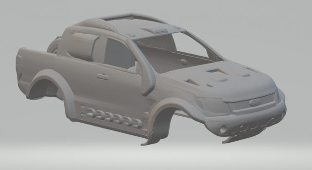 Ranger rally dakar 3Dプリントモデル .c4d .max .obj .3ds .fbx .stl .blend