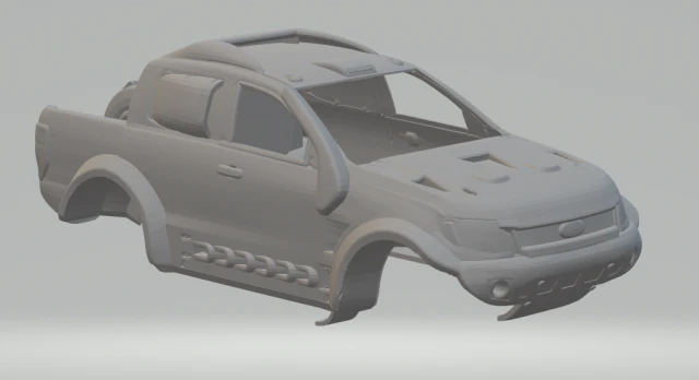 Ranger rally dakar 3D Print Model .c4d .max .obj .3ds .fbx .stl .blend