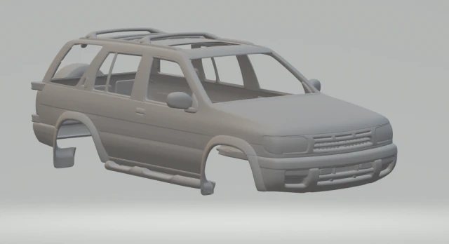 Nissan Pathfinder 3D Print Model .c4d .max .obj .3ds .fbx .stl .blend