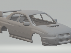 Subaru wrx 2004 3D Print Model