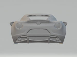 Alfa romeo 4c 3D 打印模型