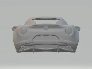 Alfa romeo 4c 3D Print Model