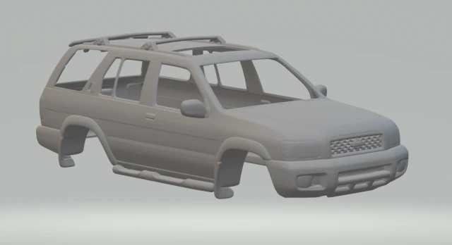 Nissan Pathfinder 3D Print Model .c4d .max .obj .3ds .fbx .stl .blend 