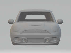 MiniJohn-Cooper-Worksconvertible 11 3Dプリントモデル