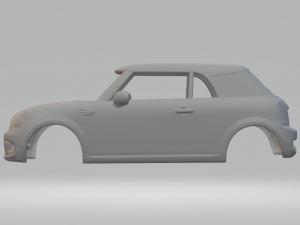 MiniJohn-Cooper-Worksconvertible 11 3Dプリントモデル
