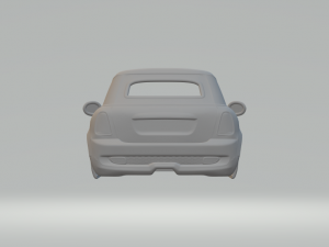 MiniJohn-Cooper-Worksconvertible 11 3Dプリントモデル