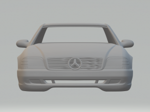 MERCEDES SL COUPE Model Cetak 3D