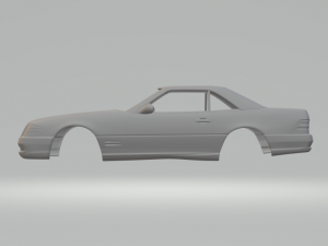 MERCEDES SL COUPE Model Cetak 3D