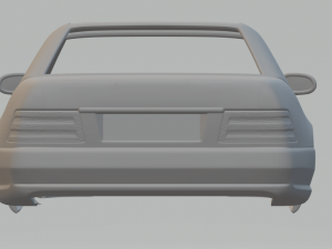 MERCEDES SL COUPE Model Cetak 3D