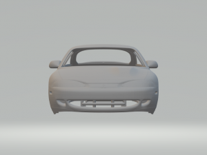 Mitisubishi eclipse 3D 프린트 모델
