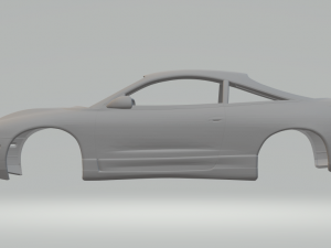 Mitisubishi eclipse 3D 프린트 모델