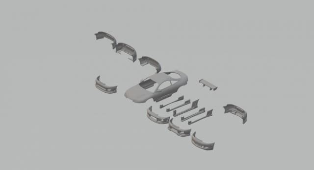 Mitisubishi eclipse Modèles 3D en vedette .c4d .max .obj .3ds .fbx .stl .blend 