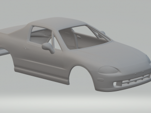 Honda del sol 3D Print Model