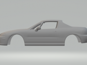 Honda del sol 3D Print Model