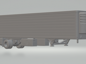 Trailer box reefer 3Dプリントモデル