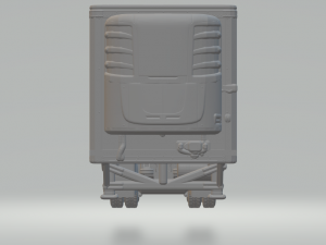 Trailer box reefer Modello di stampa 3D