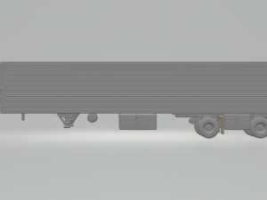 Trailer box reefer Modello di stampa 3D