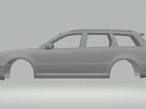 Audi rs4 3D 打印模型