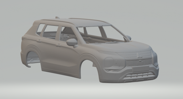 Mitsubishi outlander 2022 Modèles 3D en vedette .c4d .max .obj .3ds .fbx .stl .blend 