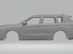 Mitsubishi outlander 2022 Modèles 3D en vedette