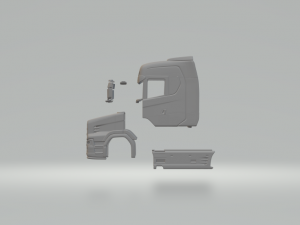 Scania next generation Vastuin 3D Print Model