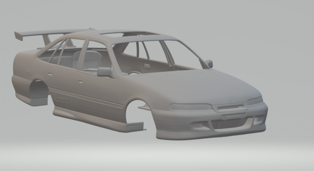 Holden HSV GTS-R 3Dプリントモデル .c4d .max .obj .3ds .fbx .stl .blend 
