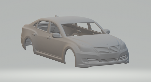 Hyundai equus 2014 Modelo de Impressão 3D .c4d .max .obj .3ds .fbx .stl .blend 