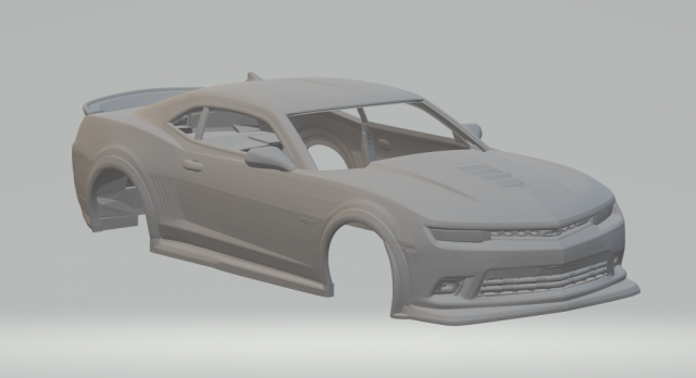 Chevrolet camaro z28 Modello di stampa 3D .c4d .max .obj .3ds .fbx .stl .blend 