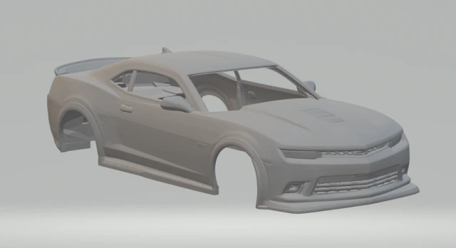 Chevrolet camaro z28 3D Print Model .c4d .max .obj .3ds .fbx .stl .blend 