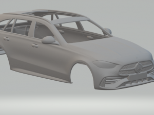 Mercedes-AMG C63 S Station 3D 打印模型