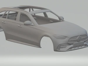 Mercedes-AMG C63 S Stazione Modello di stampa 3D