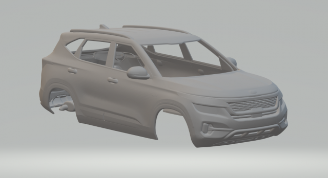 Kia seltos 2020 3D Принт Модель .c4d .max .obj .3ds .fbx .stl .blend 