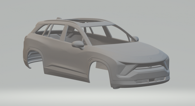 NIO es6 2019 3D Принт Модель .c4d .max .obj .3ds .fbx .stl .blend 