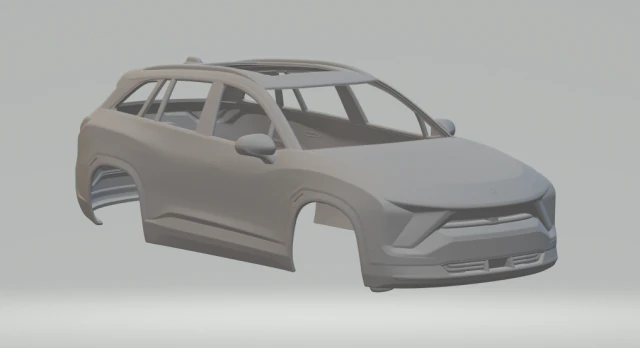 NIO es6 2019 3D Print Model .c4d .max .obj .3ds .fbx .stl .blend 