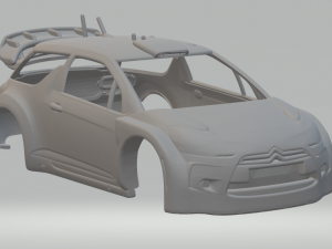 Citroen ds3 rally car Modèles 3D en vedette