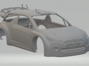 Ралійний автомобіль Citroen ds3 3D Принт Модель