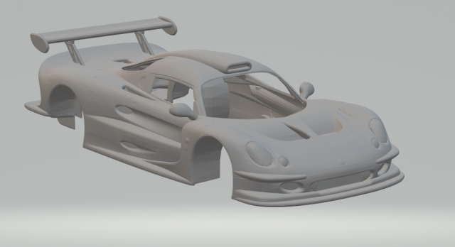 Lotus elise Modello di stampa 3D .c4d .max .obj .3ds .fbx .stl .blend 