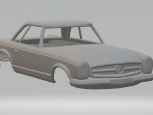 Mercedes BenzSL-class Mk4 1963 3D Print Model