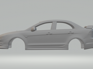 Mitsubishi Lancer gt 3D Print Model