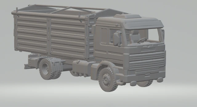 Scania 113 kit grain 3D Print Model .c4d .max .obj .3ds .fbx .stl .blend 