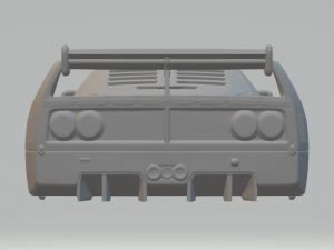 Ferrari f40 competizione 3Dプリントモデル