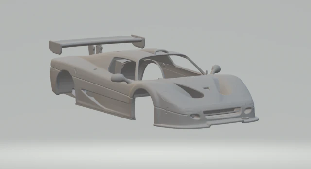 Ferrari f50 competizione 3D Print Model .c4d .max .obj .3ds .fbx .stl .blend