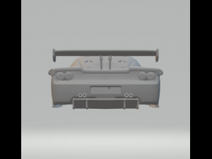 Ferrari f50 competizione 3Dプリントモデル