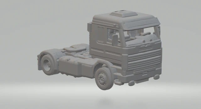 Scania 113 4x2 3D Print Model .c4d .max .obj .3ds .fbx .stl .blend 