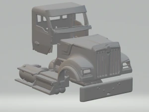 Cabin kenworth w990 day cab 3D Print Model