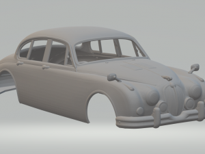 Jaguar MKII 3D-printmodel